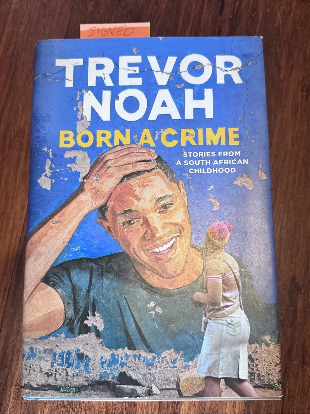 Signed Autograph Trevor Noah Born a Crime Hardcover Book Memoir Autobiography